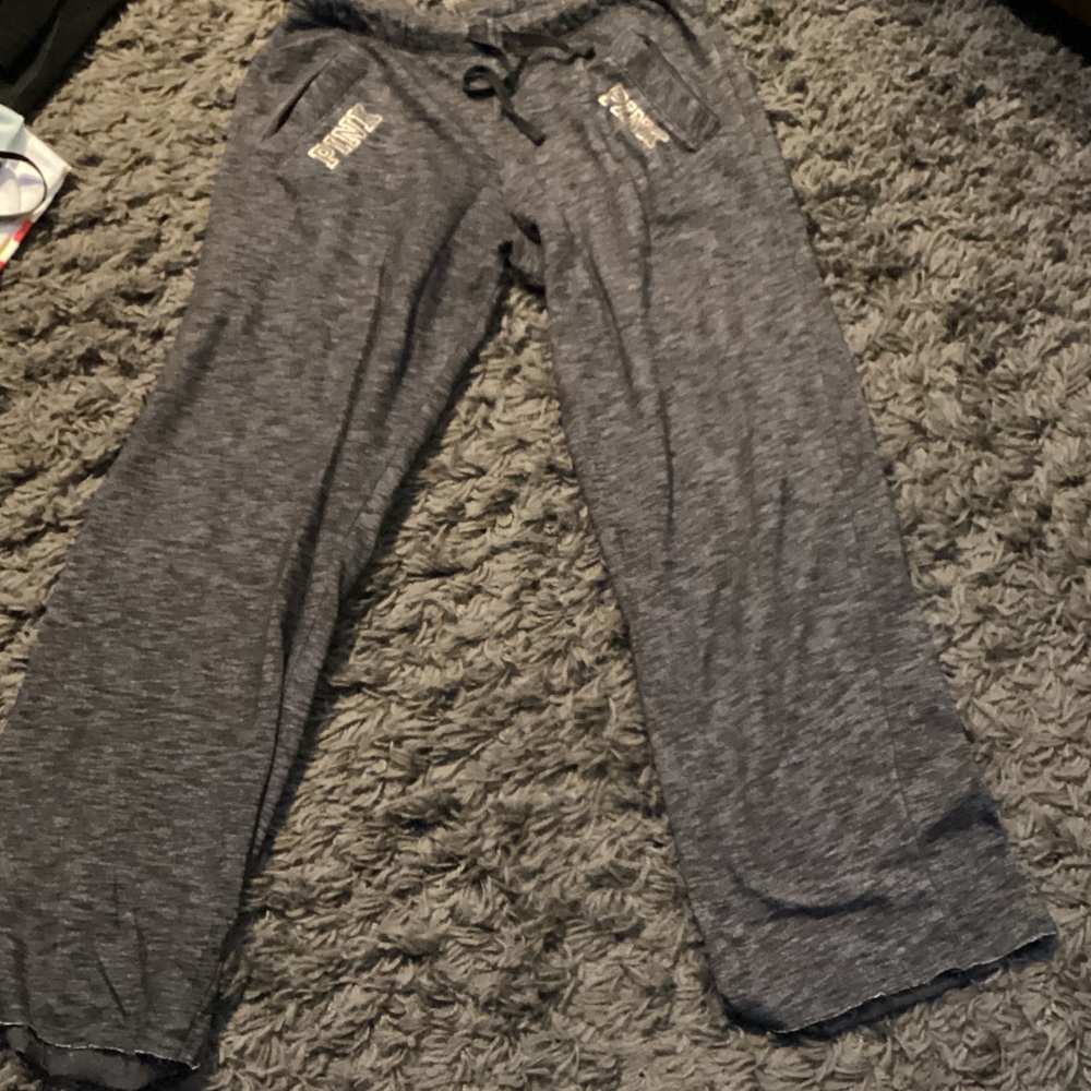 PINK Victoria's Secret Charcoal Joggers